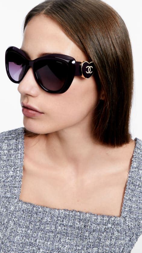 best price for chanel sunglasses|Chanel sunglasses with clear sides.